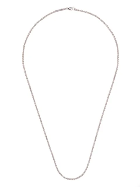 Tom Wood collar de cadena Spike en plata de ley