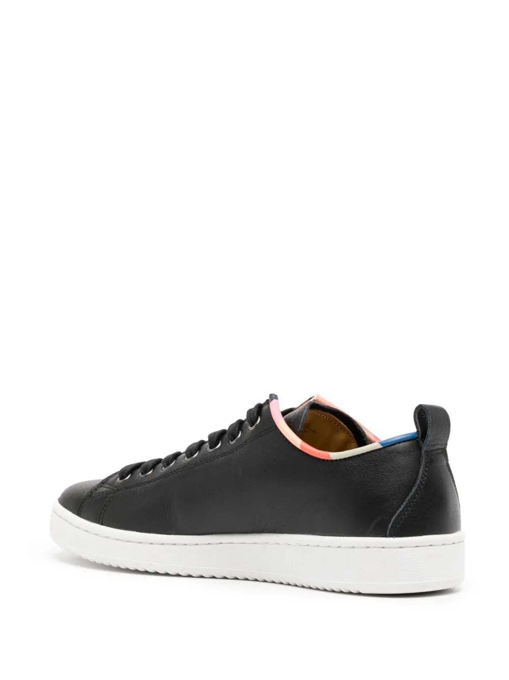 Paul Smith Embossed-logo Low-top Sneakers in Black, view 3