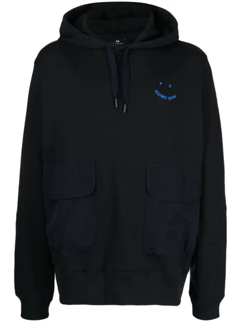 PS Paul Smith PS Happy logo-embroidered hoodie