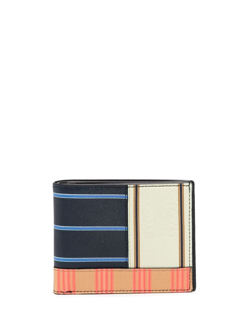 patchwork-design bi-fold wallet
