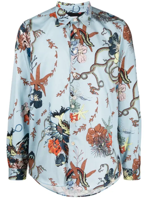 PS Paul Smith - Sea Tales botanical-print shirt