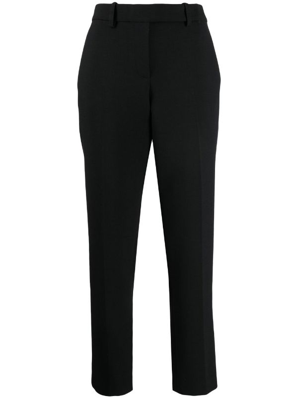 Cropped Stretch Trouser in Black  Roman Originals UK