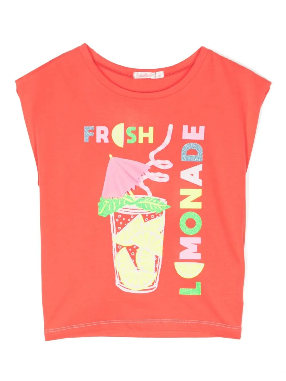 

Billieblush graphic-print cotton T-shirt - Red