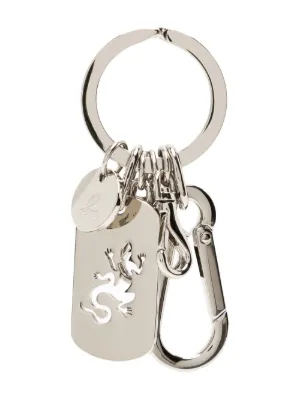 Agnès b. cut-out Logo Detail Keychain | Silver | FARFETCH JO