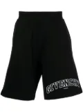 Givenchy logo-print track shorts - Black