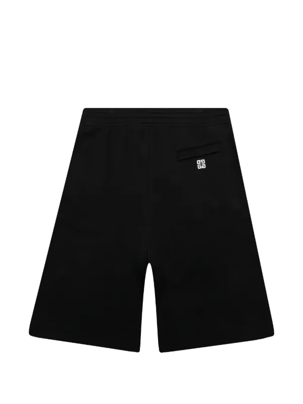 【ハイブランド】GIVENCHY PARIS ブラックショートパンツ Givenchy logo-print Track Shorts | Black | FARFETCH ZA