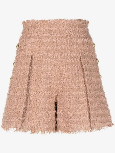 Balmain shorts de vestir de tweed