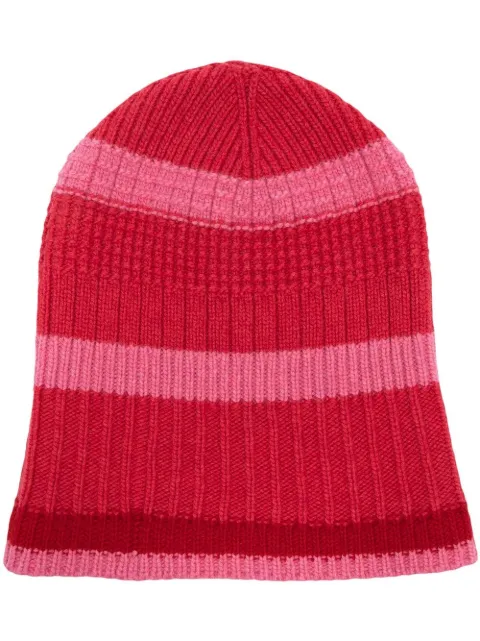 Barrie striped beanie hat