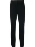 Emporio Armani high-waisted slim-cut trousers - Black
