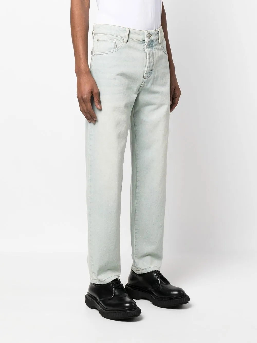 Alex Fit Low-rise Straight-leg Jeans In Blue Alex Fit Low-rise Straight-leg Jeans In Blue