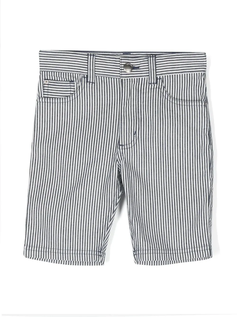 

Petit Bateau stripe-print Bermuda shorts - Blue