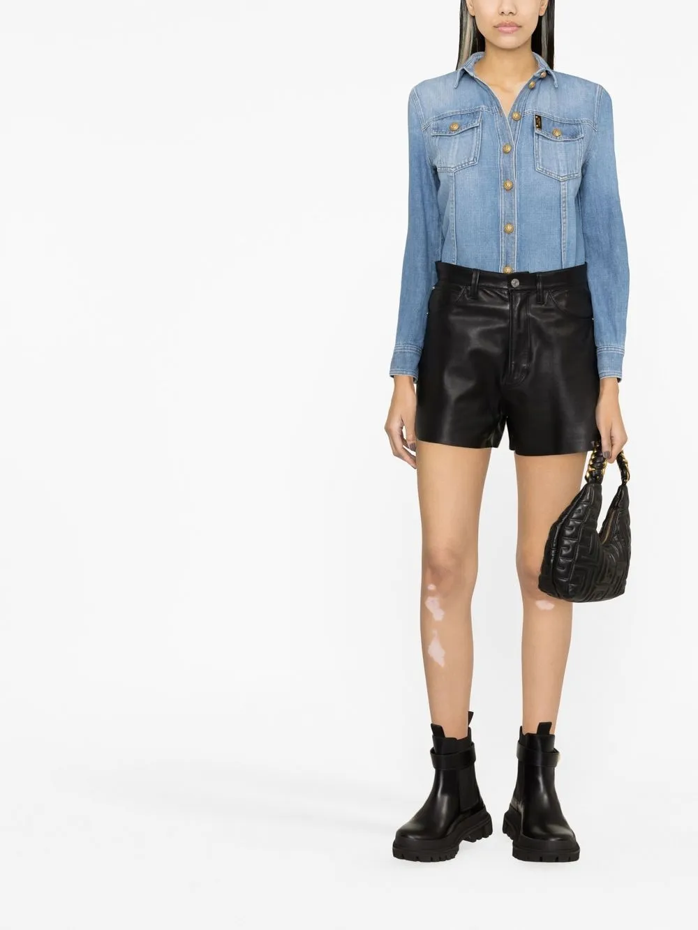 Balmain Denim blouse - Blauw