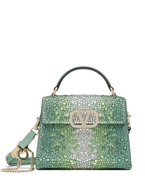Valentino Garavani mini VSling rhinestone-embellished bag