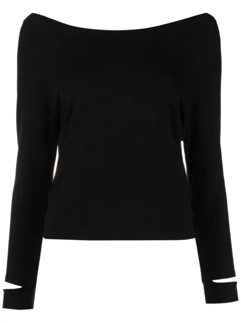 Gloria Coelho cut-out detail T-shirt