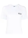 MSGM logo-patch short-sleeve T-shirt - White