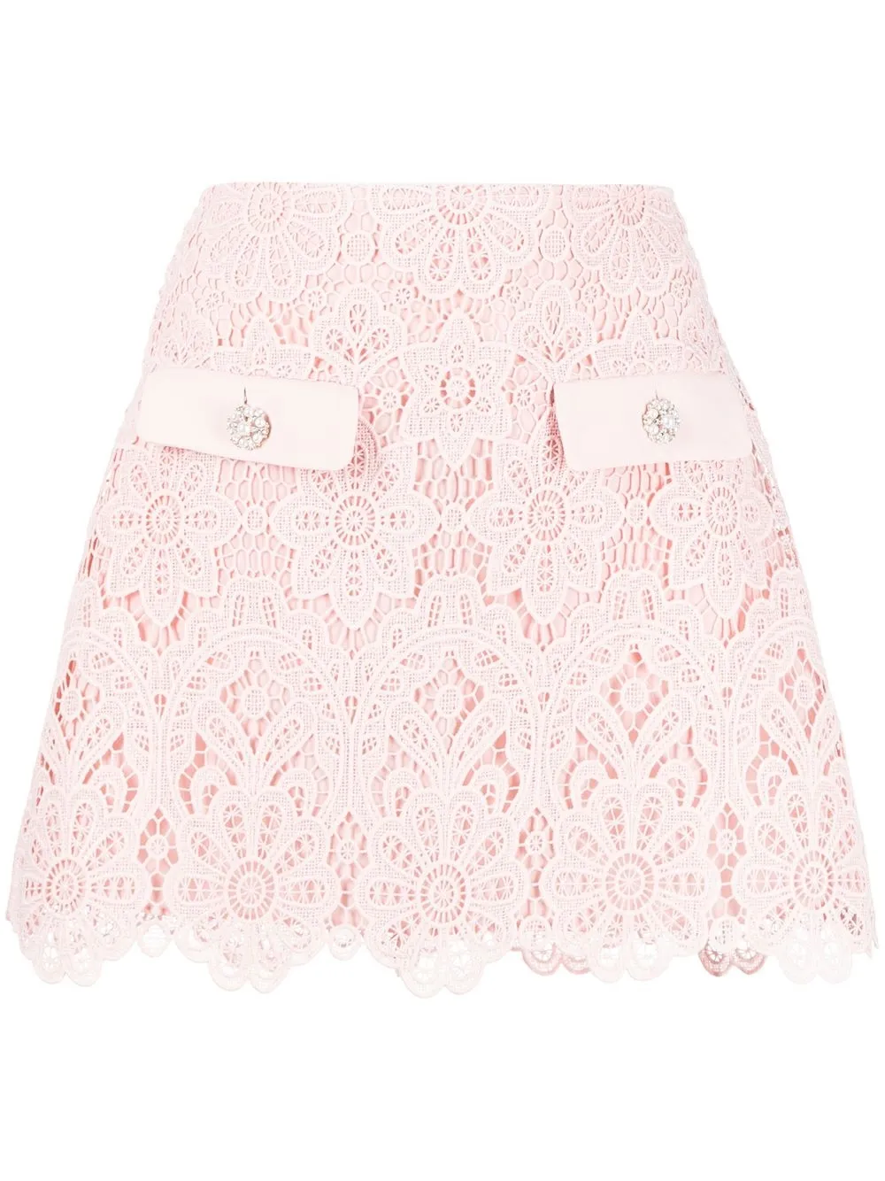 Lace 2024 guipure skirt