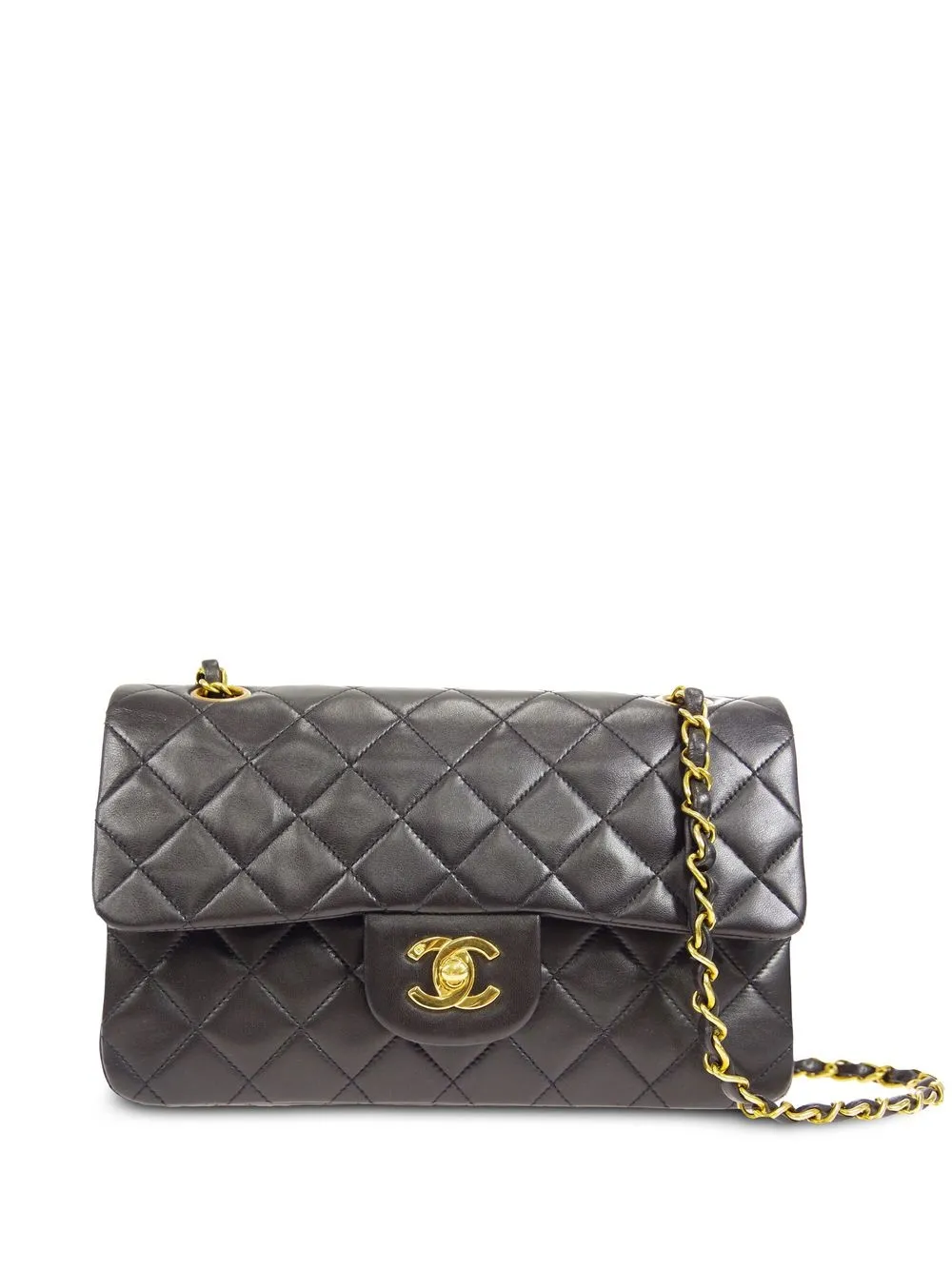 

CHANEL Pre-Owned 1998 small Double Flap shoulder bag - Black