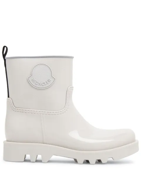 Moncler botines con acabado brillante