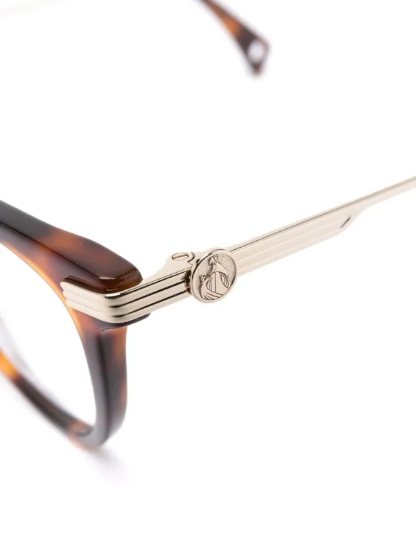 Lanvin cat-eye tortoiseshell-effect Glasses | Brown | FARFETCH