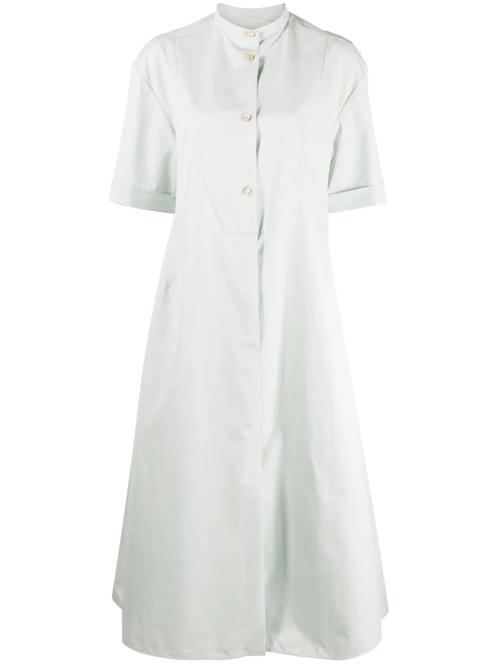 

Jil Sander A-line cotton shirtdress - Blue