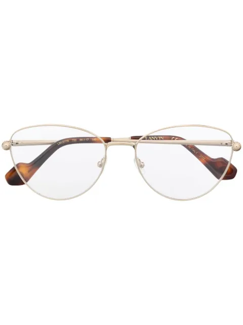 Lanvin cat-eye logo-print glasses