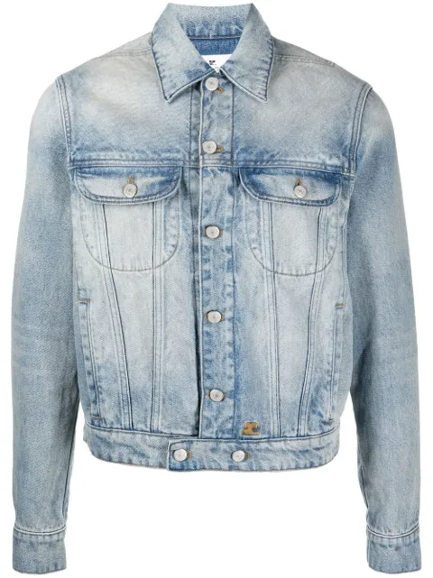 Courrèges washed-denim jacket 