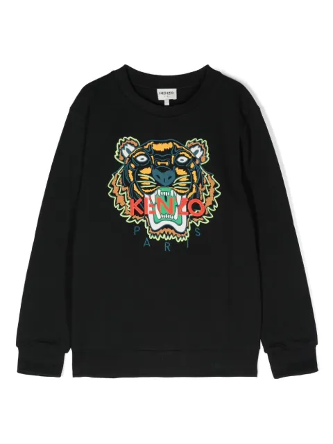 Kenzo Kids logo-print detail sweatshirt