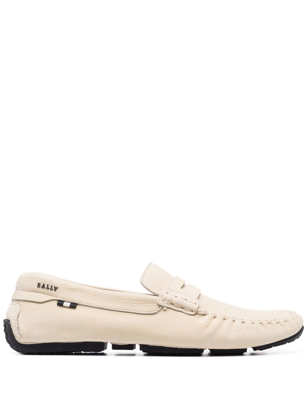 Bally Pier Leather Drivers Loafers In Neutrals