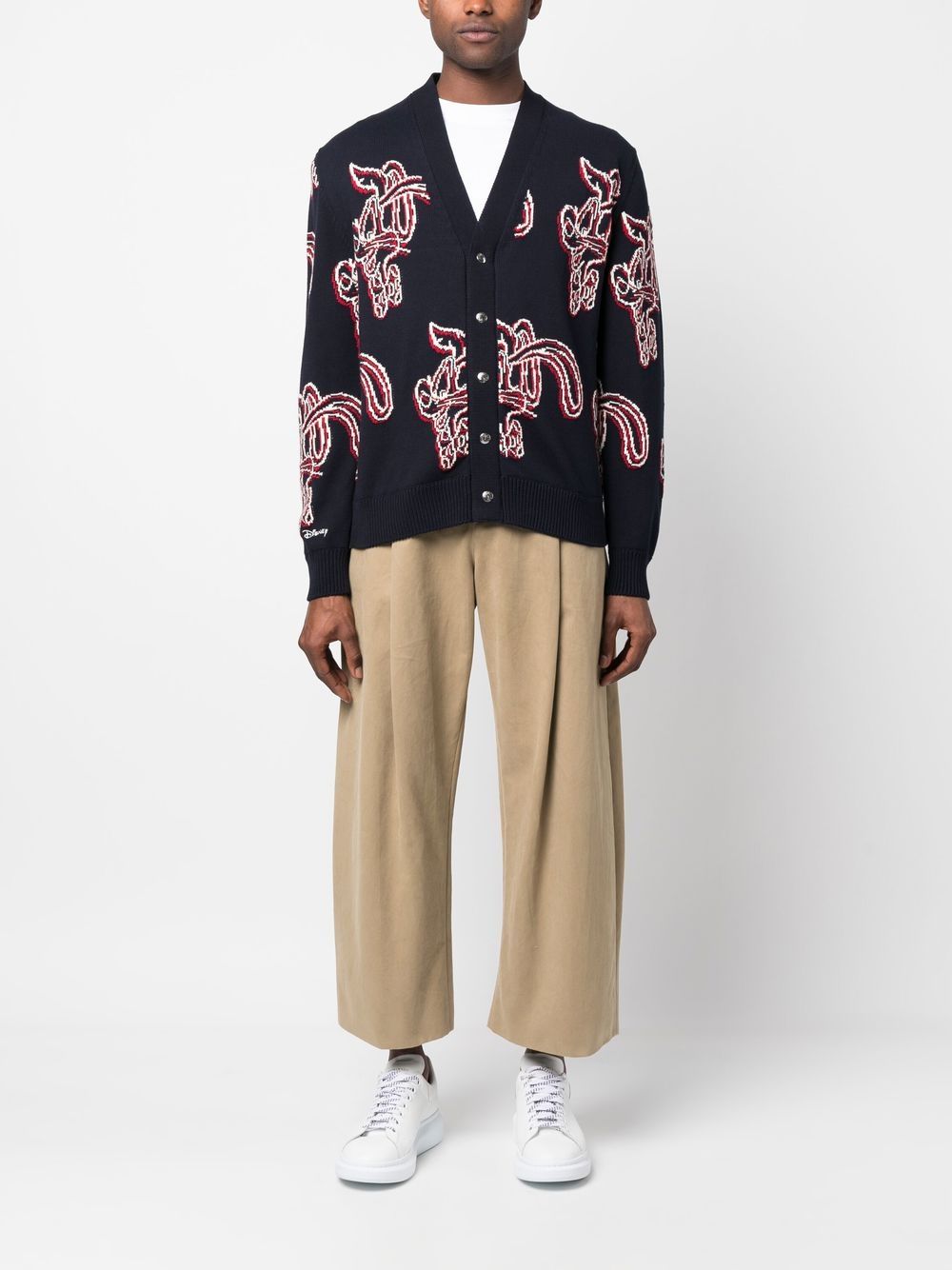 Moncler Roger Rabbit intarsia-knit Cardigan - Farfetch