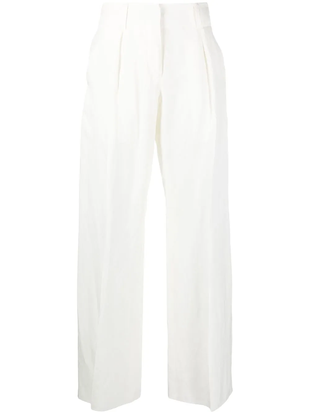 

Ferragamo wide-leg trousers - White