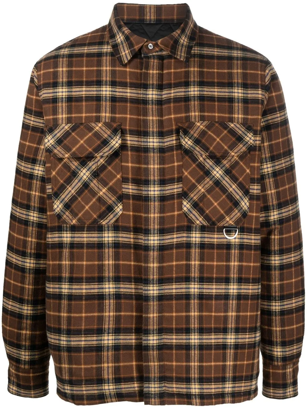 LOEWE PLAID-CHECK FLANNEL OVERSHIRT