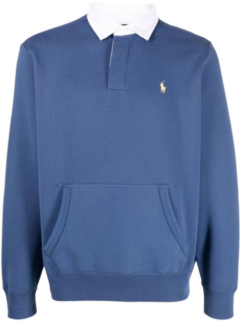 Polo Ralph Lauren logo-embroidered long-sleeved polo shirt Men