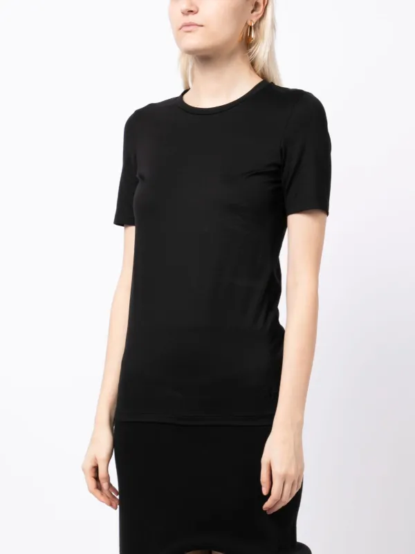 Jil Sander クルーネック Tシャツ | ブラック | FARFETCH JP