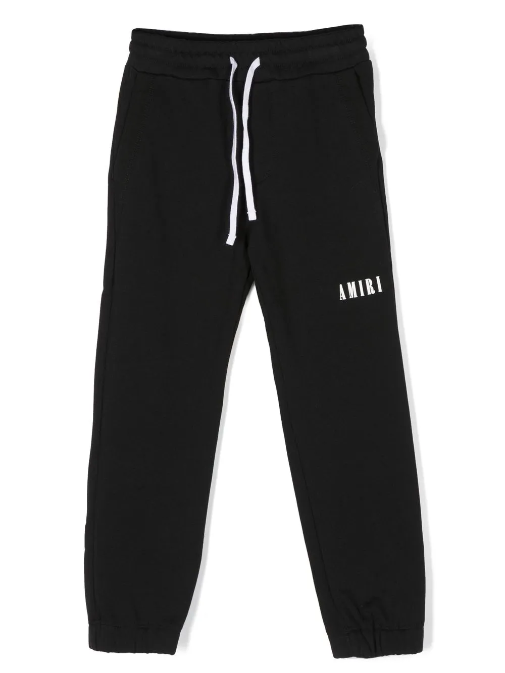 

AMIRI KIDS logo-print cotton tracksuit bottoms - Black