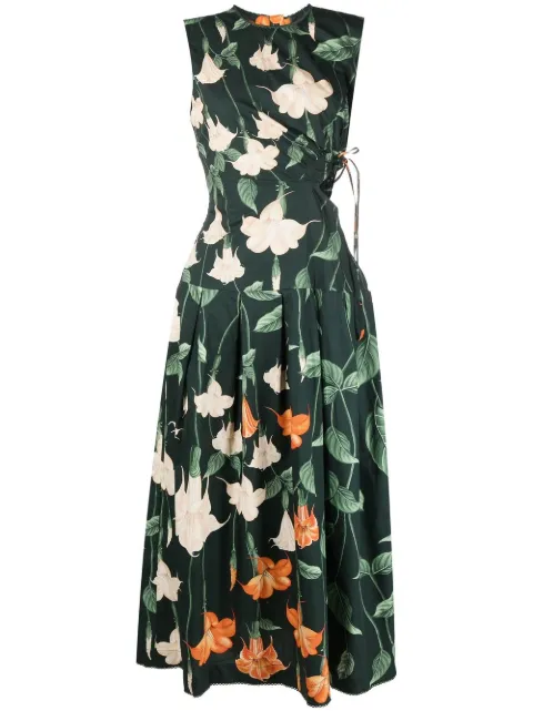 Agua By Agua Bendita floral-print sleeveless dress