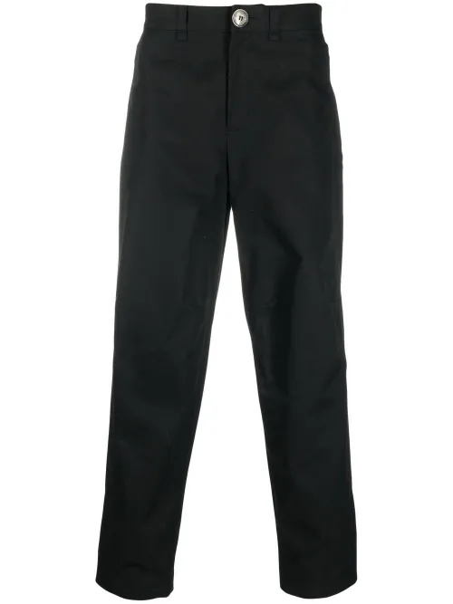 Pantalon en laine mélangée à coupe droite - Lanvin - Modalova