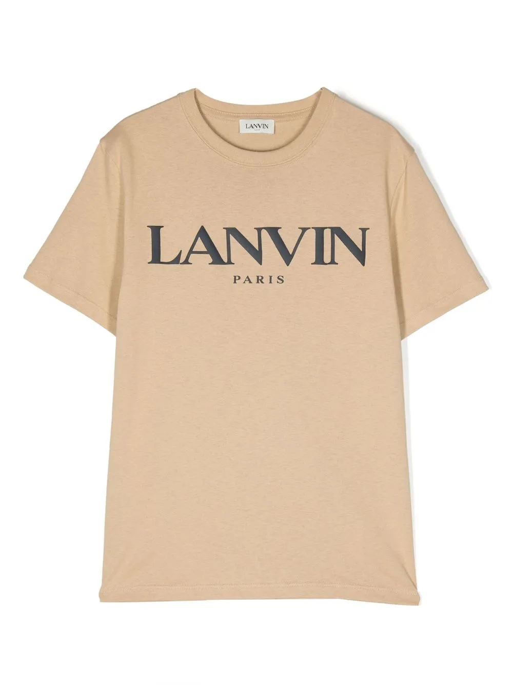 

Lanvin Enfant logo-print detail T-shirt - Neutrals