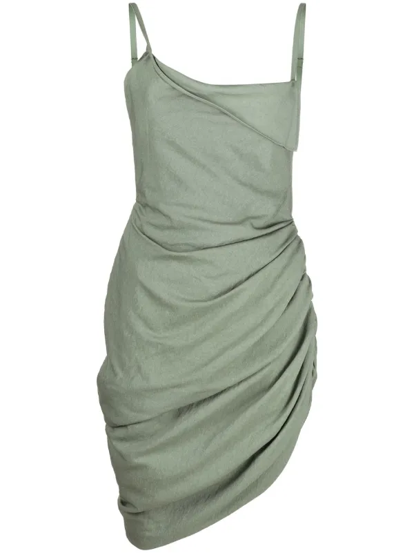 Jacquemus asymmetric hot sale dress