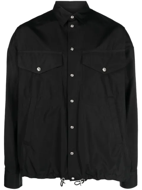 DSQUARED2 logo-print button-up shirt