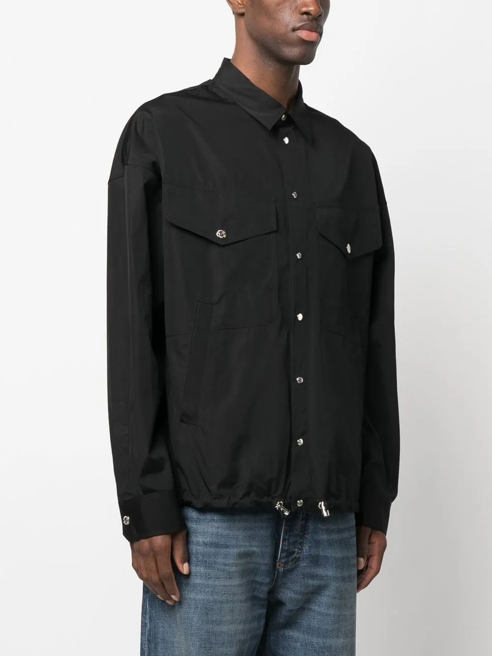  Dsquared2 Logo-print Button-up Shirt - Black 