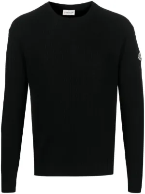 Moncler black clearance sweater