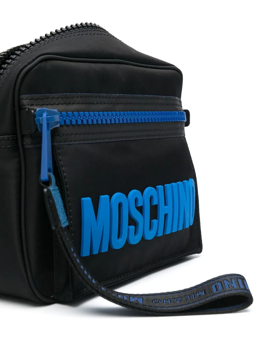 Moschino 3Dlogo Zipped Messenger Bag Farfetch
