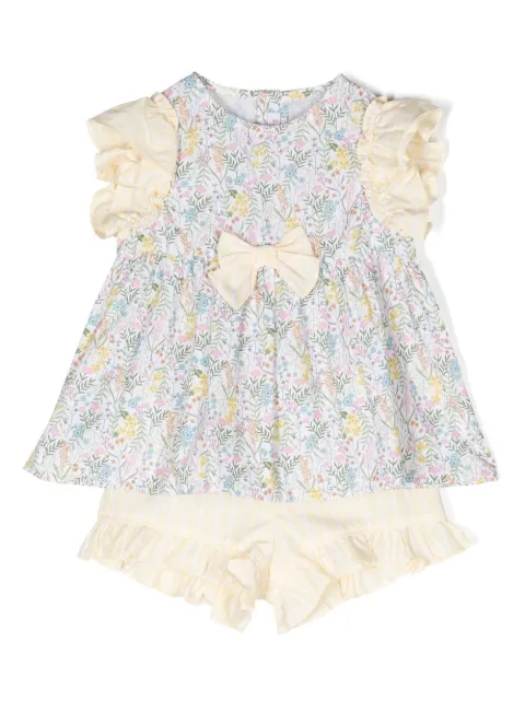 Il Gufo floral-print ruffled sundress