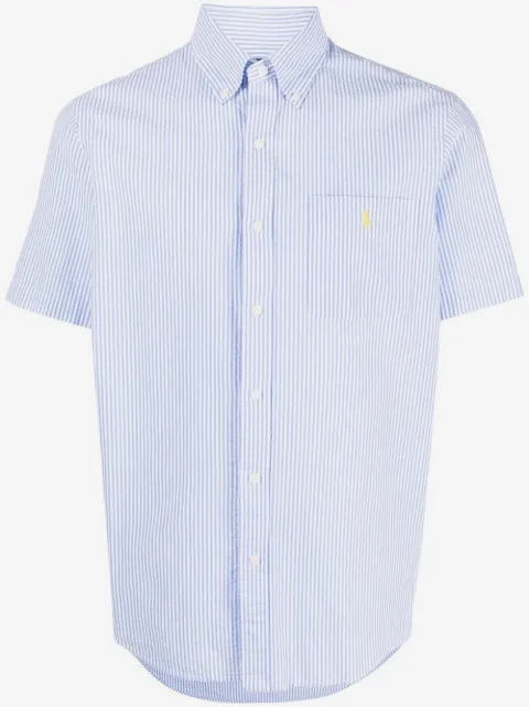Polo Ralph Lauren logo刺绣糖果条纹衬衫