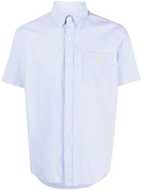 Chemise rayée à logo brodé - Polo Ralph Lauren - Modalova