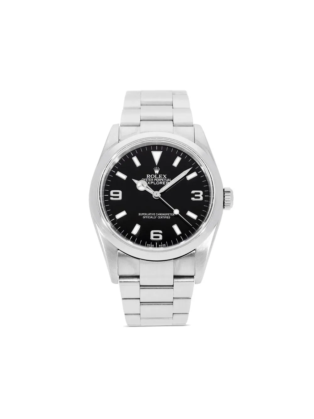 

Rolex reloj Explorer de 36mm pre-owned - Negro