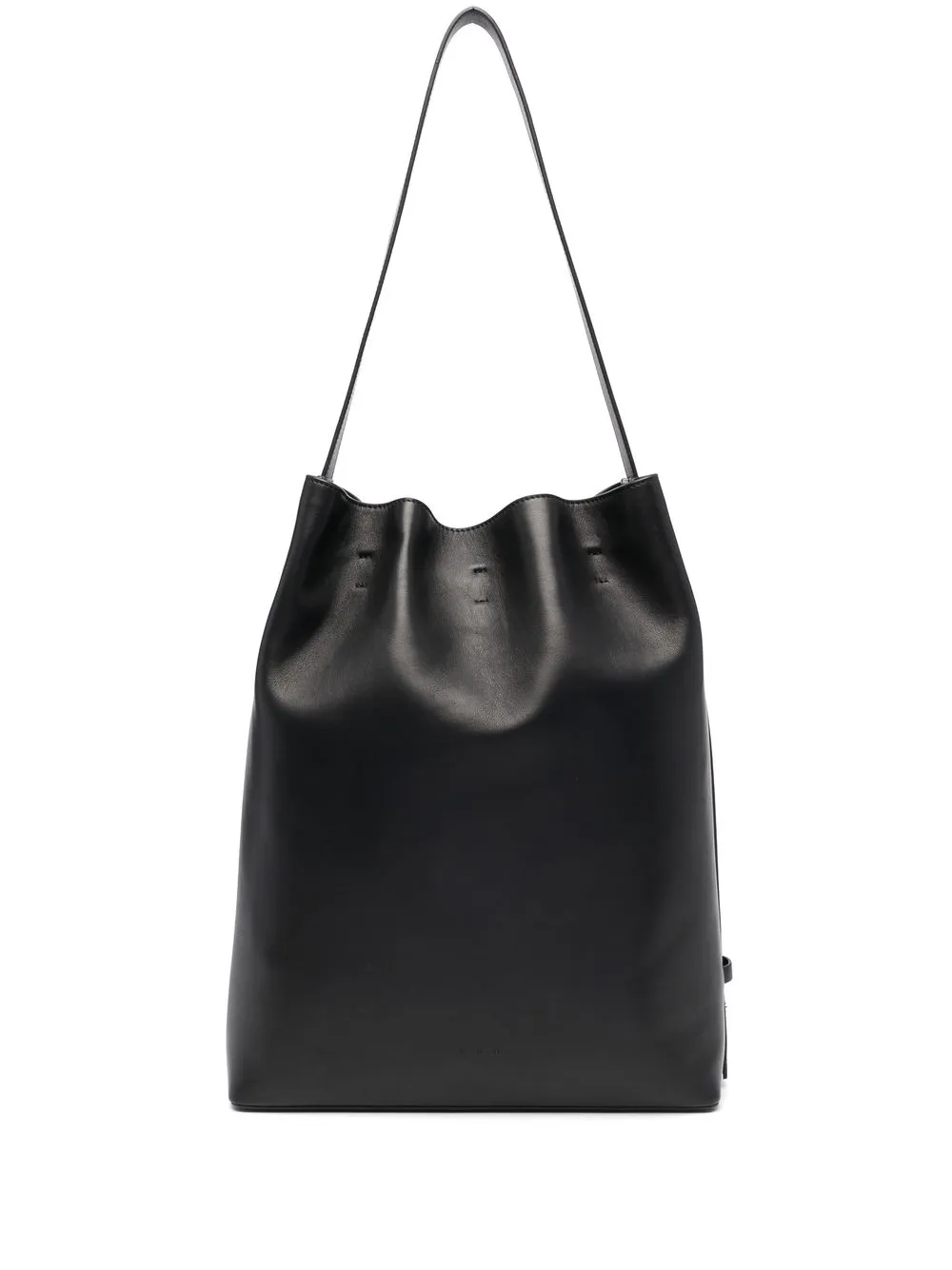 

Aesther Ekme drawstring leather shoulder bag - Black