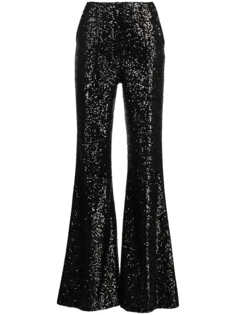 Elie Saab sequin-embellished flared trousers 