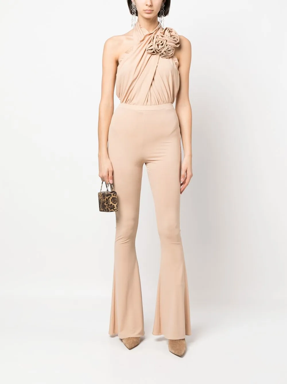 Magda Butrym Body met franje - Beige