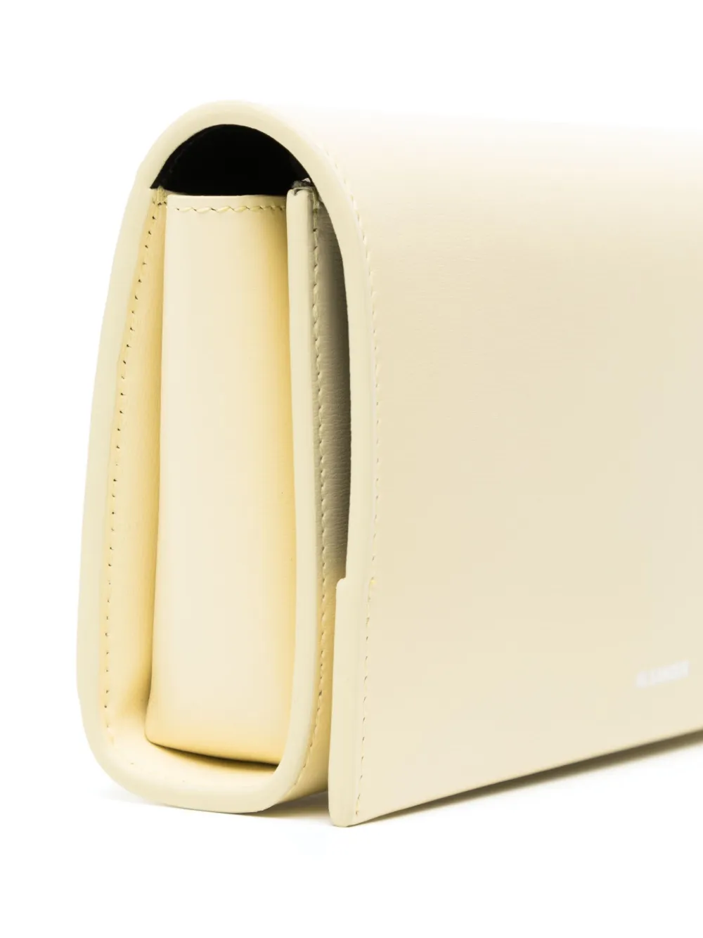 Jil Sander Leren crossbodytas Geel